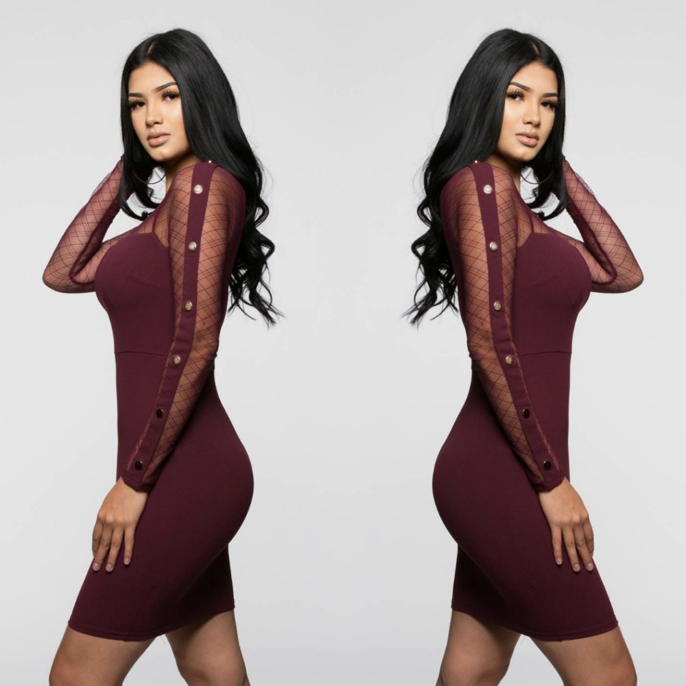 Bottoms wine Dress